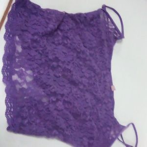Purple lace camisole